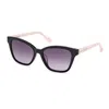 Guess Smoke Gradient Square Ladies Sunglasses Gu00164-h 01b 56