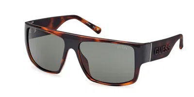 Guess Gu00165 52n Men's Sunglasses Tortoiseshell Size 59 In Purple
