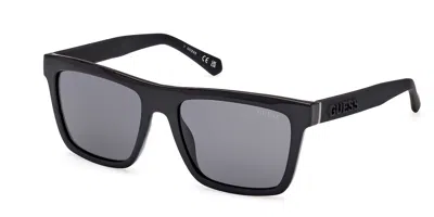 Guess Gu00166 01a Men's Sunglasses Black Size 55