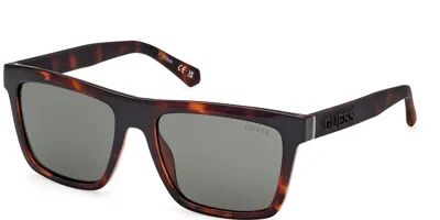 Guess Gu00166 52n Men's Sunglasses Tortoiseshell Size 55 In Brown
