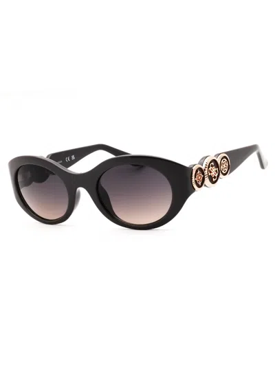 Guess Gu00198-h Oval Sunglasses In 20b - Grey/other / Gradient Smoke