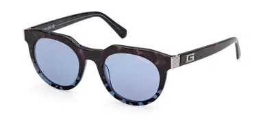 Guess Gu00214 92v Men's Sunglasses Tortoiseshell Size 49 In Multi