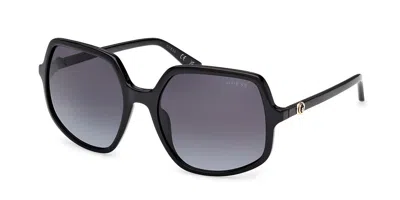 Guess Gu00257 01b Occhiali Da Sole Neri Per Donna In Gray