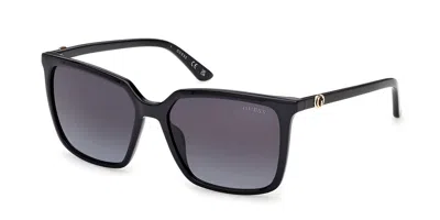 Guess Gu00258 01b Occhiali Da Sole Neri Per Donna In Black