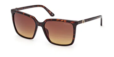 Guess Gu00258 52f Occhiali Da Sole Tartarugatishell Per Donna In Black