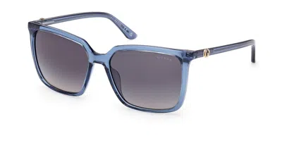 Guess Gu00258 90b Occhiali Da Sole Blu Per Donna In Blue