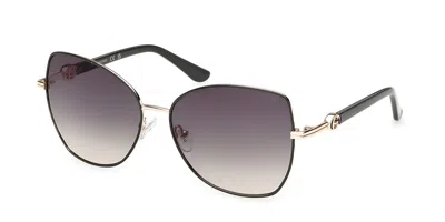 Guess Gu00259 96p Occhiali Da Sole Verdi Per Donna In Brown