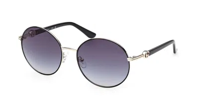 Guess Gu00260 01b Occhiali Da Sole Neri Per Donna In Blue