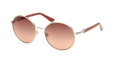 Guess Gu00260 32f Occhiali Da Sole Oro Per Donna In Pink