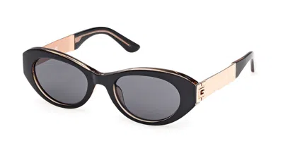 Guess Gu00261-h 01a Occhiali Da Sole Neri Per Donna In Gray