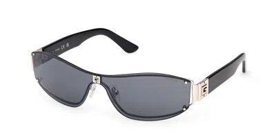 Guess Gu00263 32c Occhiali Da Sole Oro Per Donna In Black