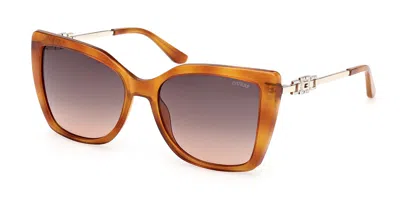 Guess Gu00266 53f Occhiali Da Sole Tartarugatishell Per Donna In Orange