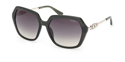 Guess Gu00267 01b Occhiali Da Sole Neri Per Donna In Blue