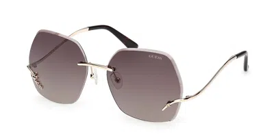 Guess Gu00268 32f Occhiali Da Sole Oro Per Donna In Gold