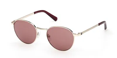 Guess Gu00272 32s Occhiali Da Sole Oro Per Uomo In Multi