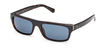 Guess Gu00276 52v Occhiali Da Sole Tartarugatishell Per Uomo In Blue