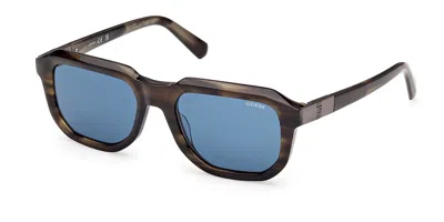 Guess Gu00278 98v Occhiali Da Sole Verdi Per Uomo In Blue