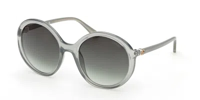 Guess Gu00281 93p Women's Sunglasses Green Size 55 In Gray