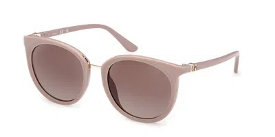 Guess Gu00282 57f Women's Sunglasses Brown Size 52