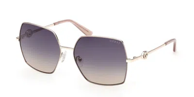 Guess Gu00285 59w Women's Sunglasses Brown Size 58 In Multi