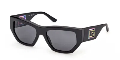 Guess Gu00291 01a Women's Sunglasses Black Size 54