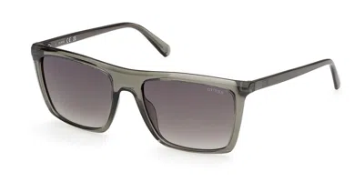 Guess Gu00313 96b Occhiali Da Sole Verdi Per Uomo In Gray