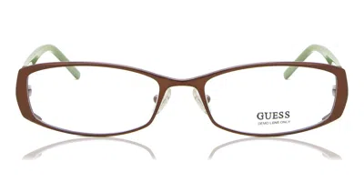 Guess Gu1570 D96 Men's Glasses Brown Size 53 - Free Lenses - Blue Light Block Available