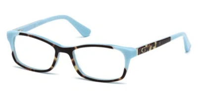 Guess Gu2616 Women's Glasses, Tortoiseshell, Size 53 In Black
