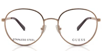 Guess Gu2669 Women's Glasses, Gold, Size 50 In White