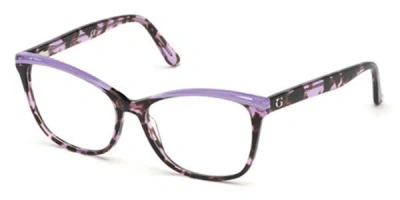 Guess Gu2723 Women's Glasses, Purple, Size 54 In Multi