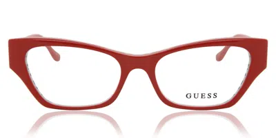 Guess Gu2747 Women's Glasses, Red, Size 51