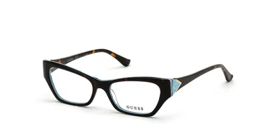 Guess Gu2747 Women's Glasses, Tortoiseshell, Size 51 In Black