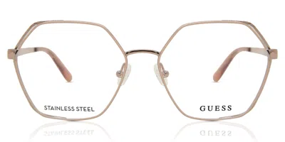 Guess Gu2792 028 Occhiali Da Vista Rose-oro Per Donna (solo Montatura) In Gold