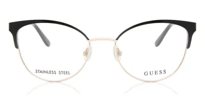Guess Gu2796 001 Occhiali Da Vista Neri Per Donna (solo Montatura) In Black