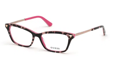 Guess Gu2797 074 Occhiali Da Vista Rosa Per Donna (solo Montatura) In Multi