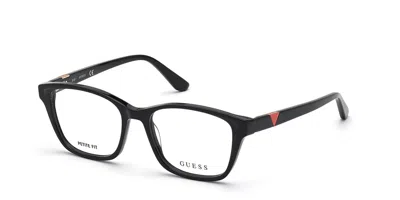 Guess Gu2810 001 Occhiali Da Vista Neri Per Donna (solo Montatura) In Transparent
