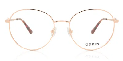Guess Gu2812 028 Occhiali Da Vista Rose-oro Per Donna (solo Montatura) In Yellow