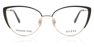 Guess Gu2813 002 Occhiali Da Vista Neri Per Donna (solo Montatura) In Multi