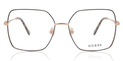 Guess Gu2824 005 Occhiali Da Vista Oro Per Donna (solo Montatura) In Black