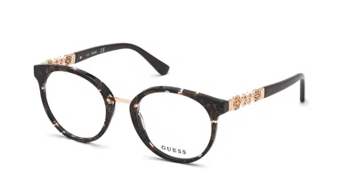 Guess Gu2834 050 Occhiali Da Vista Marroni Per Donna (solo Montatura) In Brown