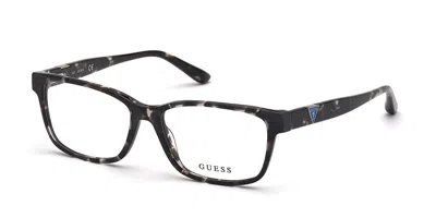 Guess Gu2848 020 Occhiali Da Vista Grigi Per Donna (solo Montatura) In Black