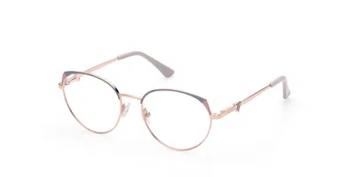 Guess Gu2867 Women's Glasses, Rose-gold, Size 53 In Multi