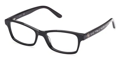 Guess Gu2874 001 Occhiali Da Vista Neri Per Donna (solo Montatura) In Black