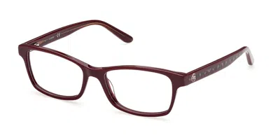 Guess Gu2874 069 Women's Glasses Burgundy Size 55 - Free Lenses - Blue Light Block Available