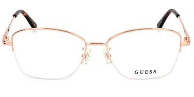 Guess Gu2888-d Asian Fit Women's Glasses, Rose-gold, Size 53