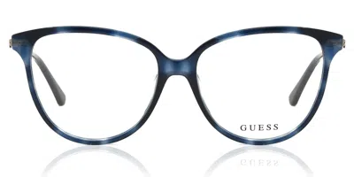 Guess Gu2905 092 Women's Glasses Blue Size 55 - Free Lenses - Blue Light Block Available