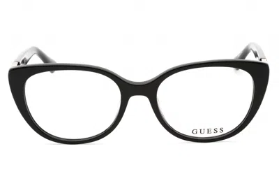 Guess Gu2908 Eyeglasses In 092 - Blue/other/clear Demo Lens