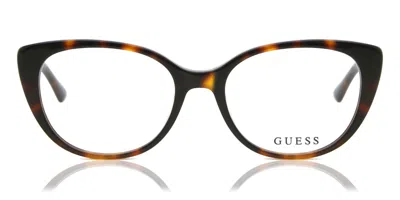 Guess Gu2908 053 Occhiali Da Vista Tartarugatishell Per Donna (solo Montatura) In Brown