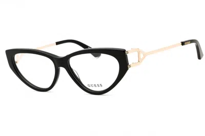 Guess Gu2911 Cat Eye Acetate Eyeglasses In Black