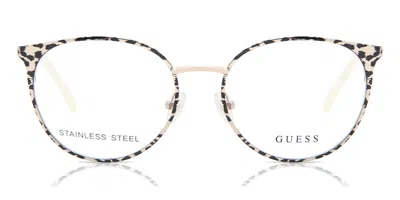 Guess Gu2913 033 Women's Glasses Gold Size 50 - Free Lenses - Blue Light Block Available In Black